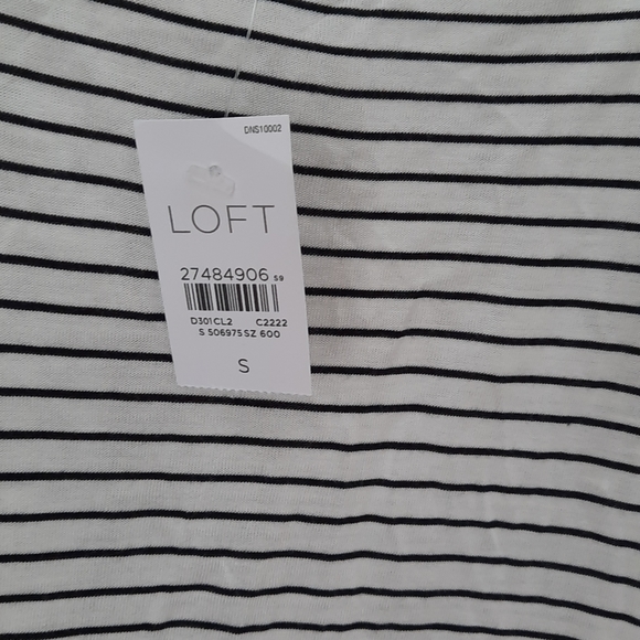 Loft Halter Striped Tank sz Small, lightweight and relaxed fit - Picture 4 of 7